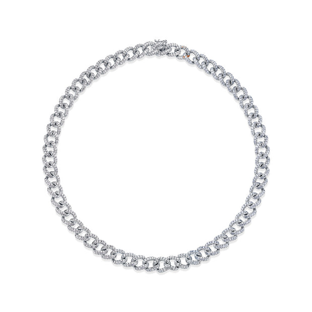 NAPLES DIAMOND CHAIN LINK CHOKER