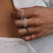 BLUE SAPPHIRE COIL RING