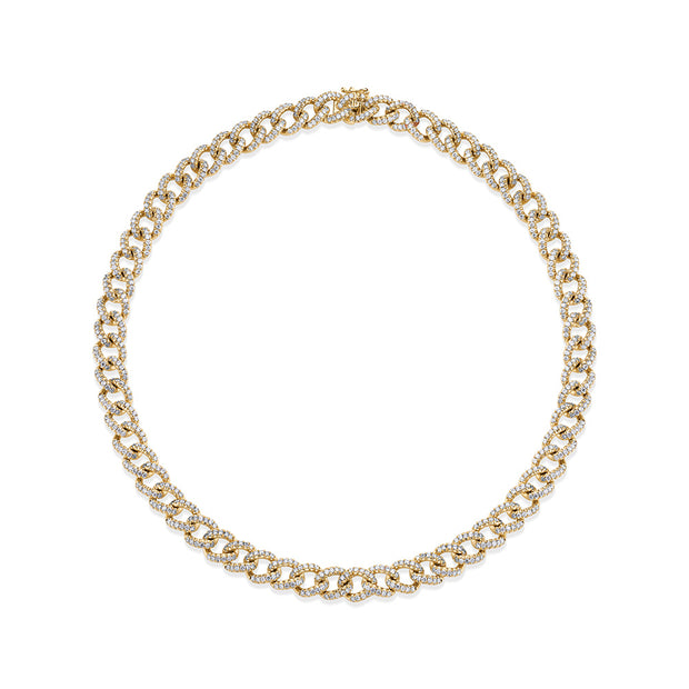 NAPLES DIAMOND CHAIN LINK CHOKER