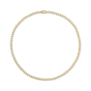 PAVE DIAMOND COIL CHOKER