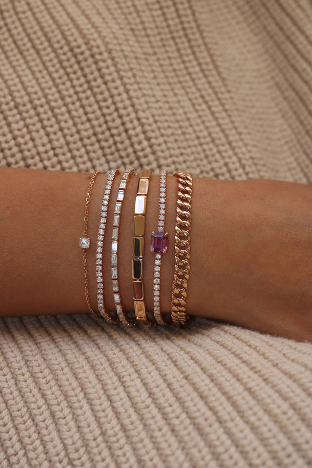 BAGUETTE DIAMOND BRACELET