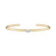EMERALD CUT DIAMOND CUFF