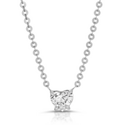 HEART SHAPED DIAMOND PENDANT