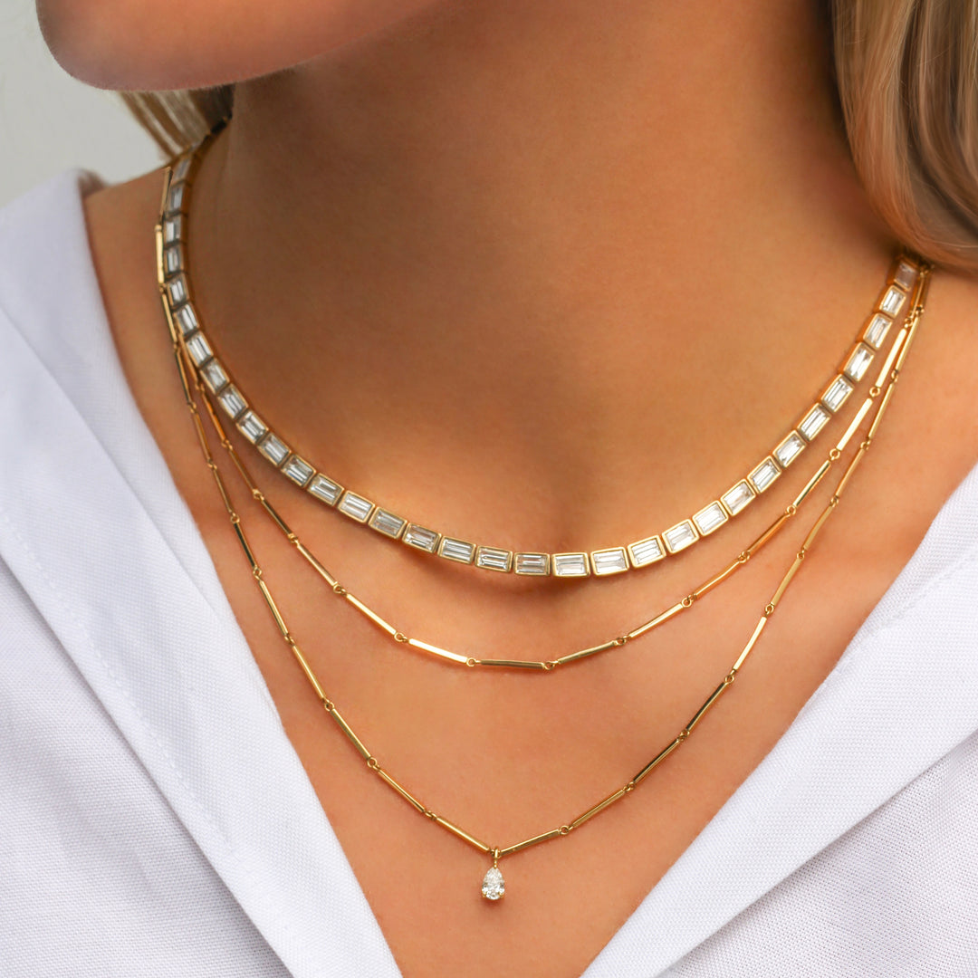 CHIEKO+ Lulu long necklace ゴールド/ブラック CHIEKO+ Lulu long necklace ゴールド/ブラック Lulu long