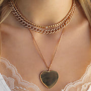 PLAIN HEART PENDANT