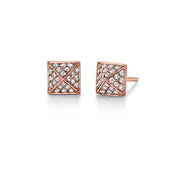 DIAMOND SPIKE STUD EARRINGS