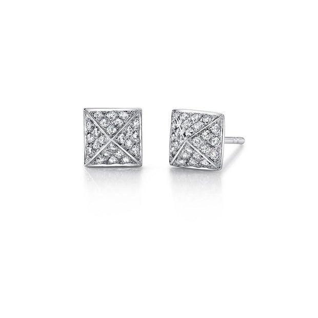 DIAMOND SPIKE STUD EARRINGS