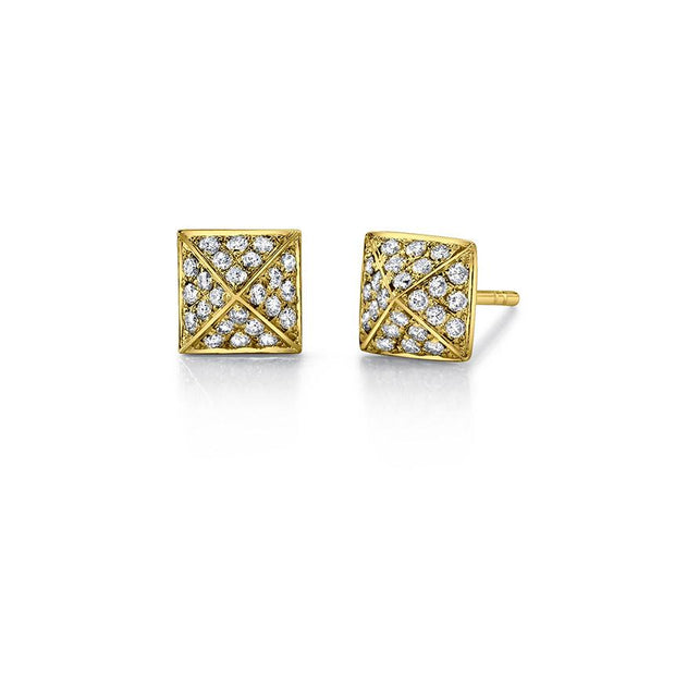 DIAMOND SPIKE STUD EARRINGS