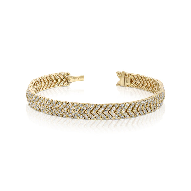 PAVE DIAMOND ZIPPER BRACELET