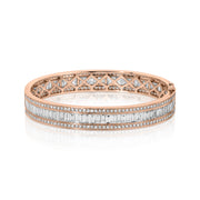 STACKED DIAMOND OVAL BRACELET