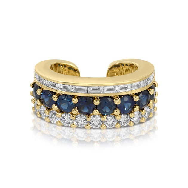 anita ko BLUE SAPPHIRE LOLA EAR CUFF