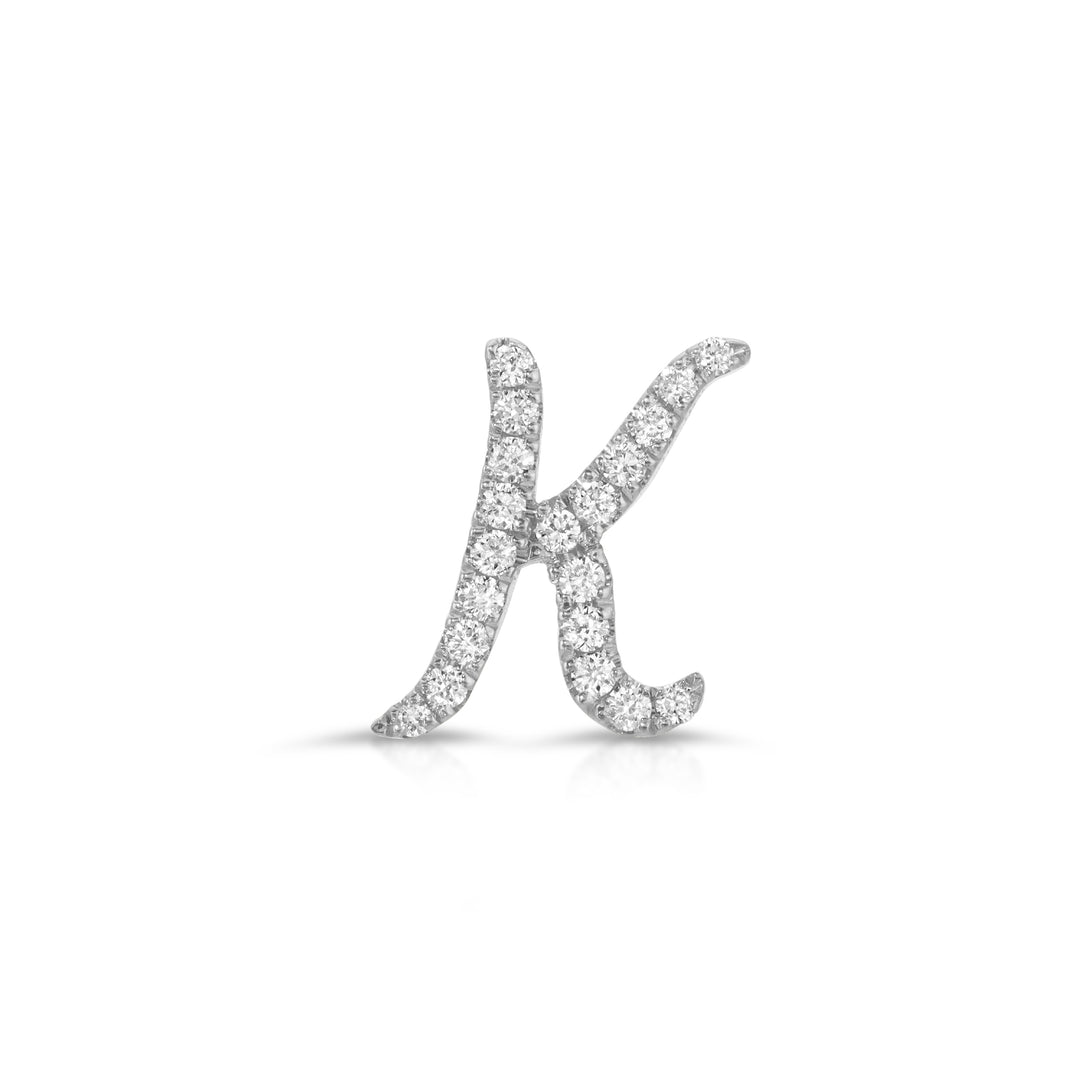 DIAMOND INITIAL STUD – Anita Ko