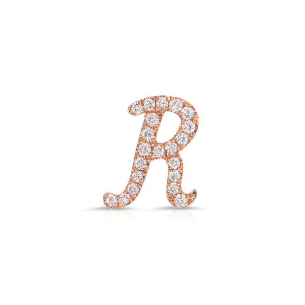 DIAMOND INITIAL STUD