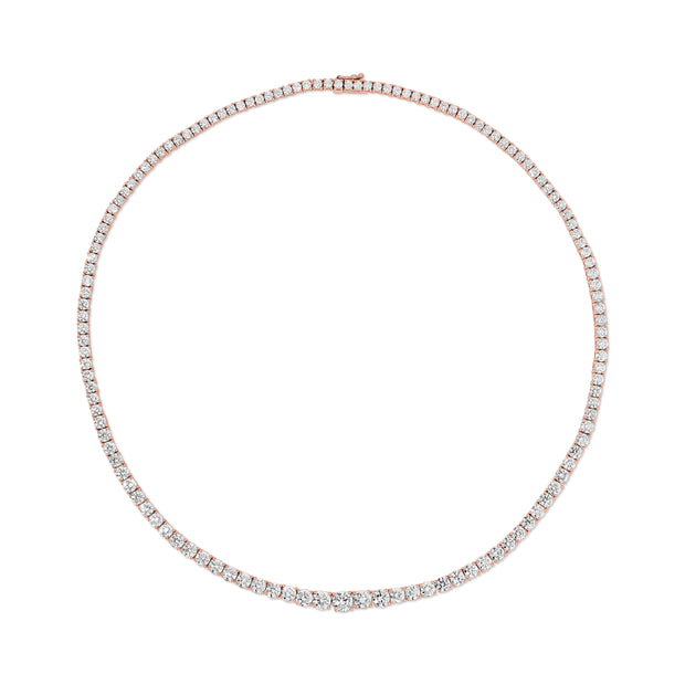 LARGE GRADUATED DIAMOND HEPBURN CHOKER