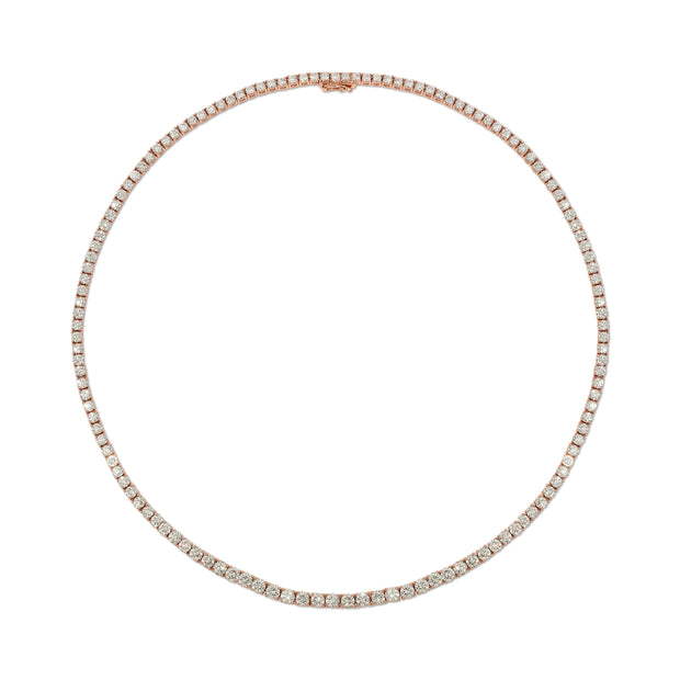 GRADUATED DIAMOND HEPBURN CHOKER