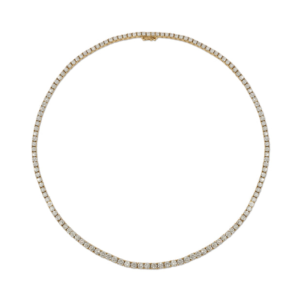 GRADUATED DIAMOND HEPBURN CHOKER