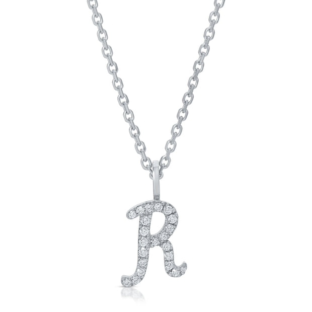 DIAMOND INITIAL DROP PENDANT