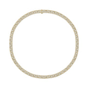 WIDE PAVE DIAMOND CLEO CHOKER