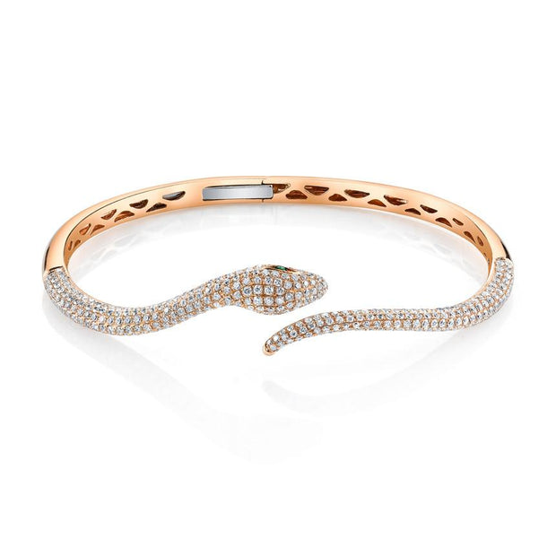 DIAMOND SNAKE CUFF