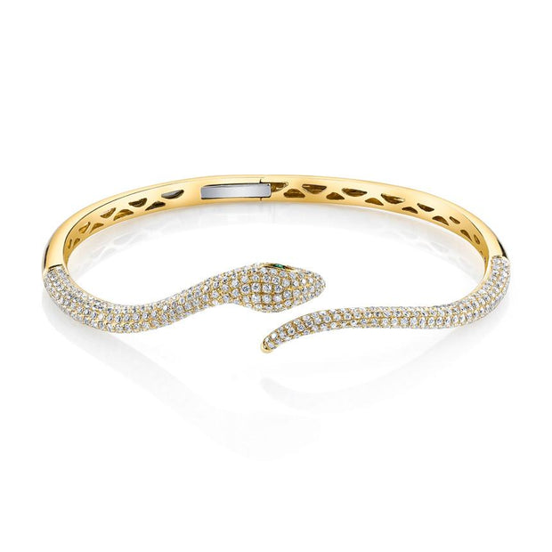 DIAMOND SNAKE CUFF