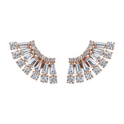 AVA FLOATING DIAMOND STUDS