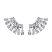 AVA FLOATING DIAMOND STUDS
