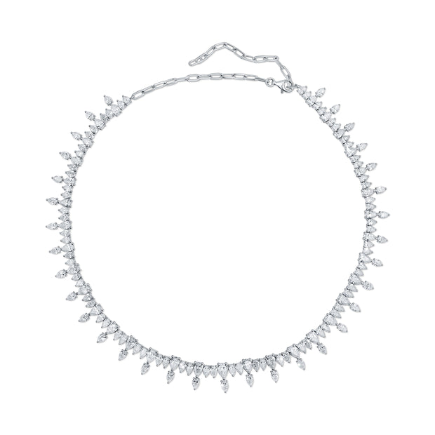 ATLAS PEAR DIAMOND CHOKER