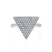 DIAMOND TRIANGLE RING