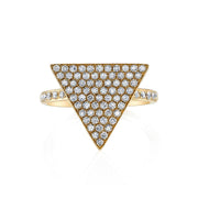 DIAMOND TRIANGLE RING