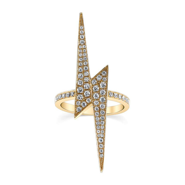 DIAMOND LIGHTNING BOLT RING