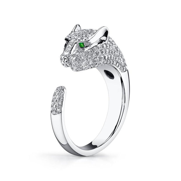 DIAMOND PANTHER RING