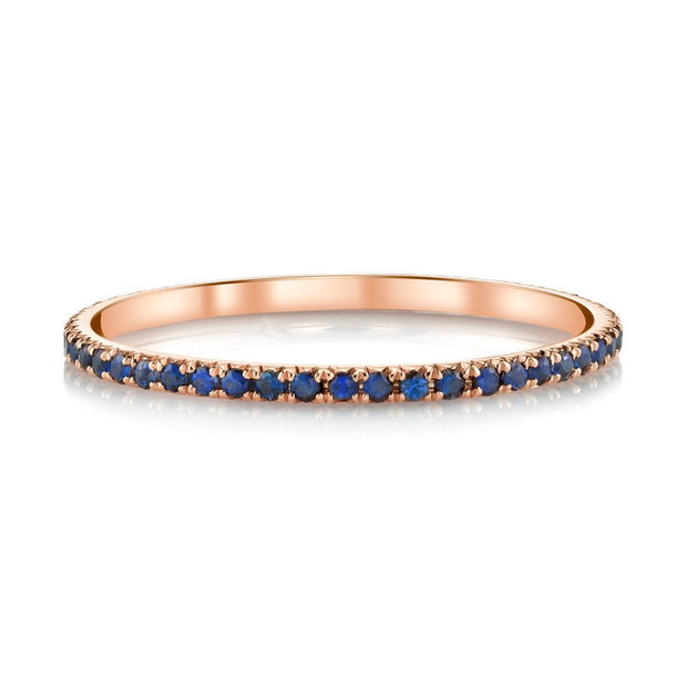 BLUE SAPPHIRE ETERNITY BAND