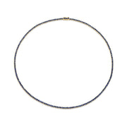 BLUE SAPPHIRE HEPBURN CHOKER 16"