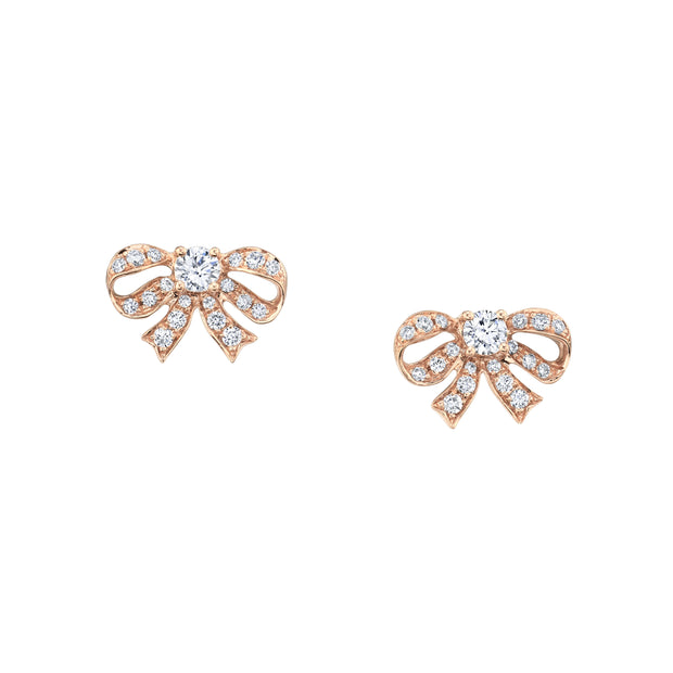 DIAMOND BOW STUDS