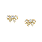 DIAMOND BOW STUDS