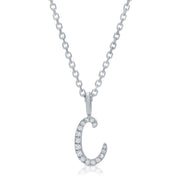 DIAMOND INITIAL DROP PENDANT