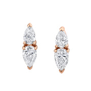 ELLA PEAR SHAPED DIAMOND EARRINGS