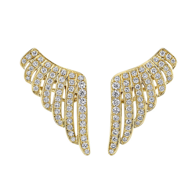 LARGE WING EARRINGS