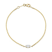 MARQUISE DIAMOND CHAIN BRACELET