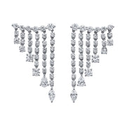 DIAMOND RAIN DROP EARRINGS