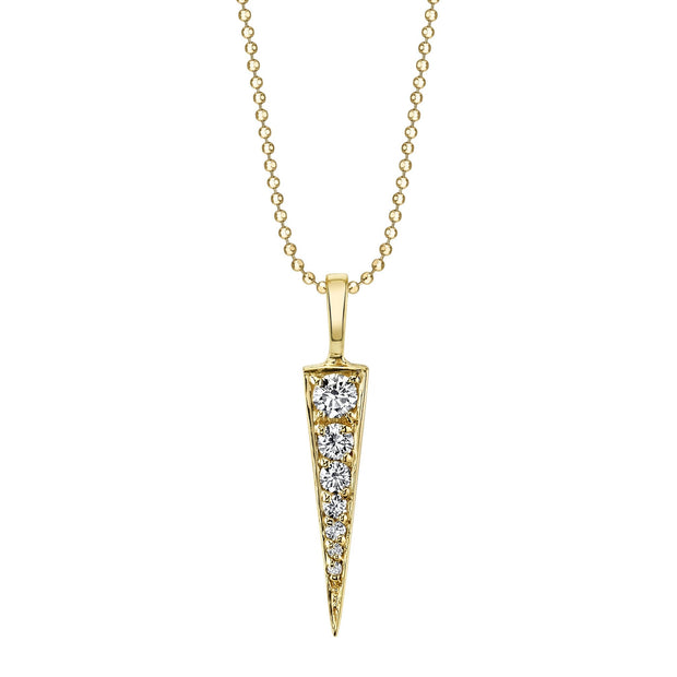 SMALL DIAMOND DAGGER NECKLACE