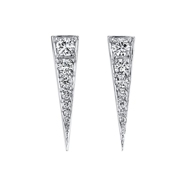 SMALL DIAMOND DAGGER EARRINGS