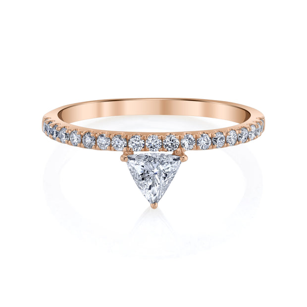 LUXE TRIANGLE DIAMOND RING – Anita Ko