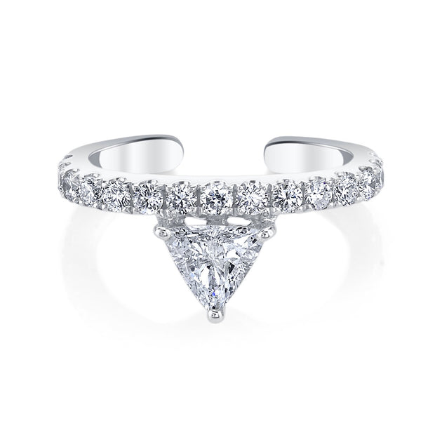 anita ko LUXE TRIANGLE DIAMOND EAR CUFF