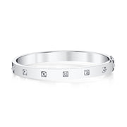 INVERTED DIAMOND PRINCESS CUT OVAL BRACELET