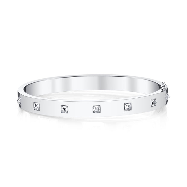 INVERTED DIAMOND PRINCESS CUT OVAL BRACELET