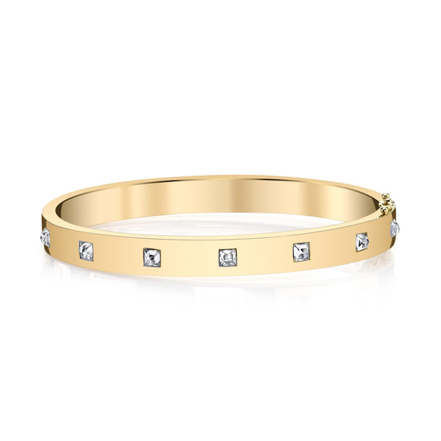 INVERTED DIAMOND PRINCESS CUT OVAL BRACELET