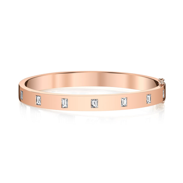 BAGUETTE DIAMOND OVAL BRACELET