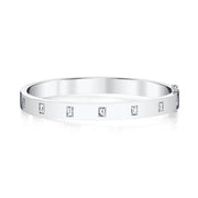 BAGUETTE DIAMOND OVAL BRACELET