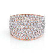 PAVE DIAMOND COMET RING